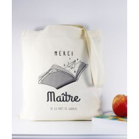 Tote Bag Maitre livre ouvert