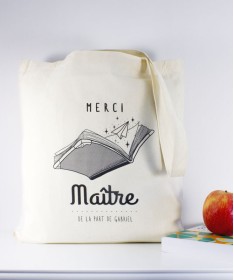 Tote Bag Maitre livre ouvert